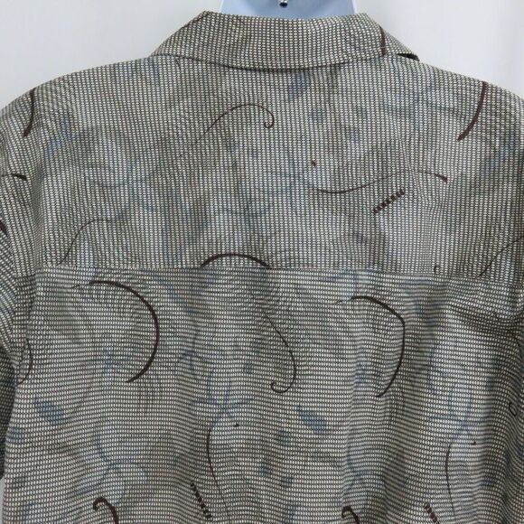 COPY - Sean John Floral Abstract Club Shirt Shirt - Picture 3 of 8